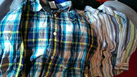 2 long sleeve shirts.