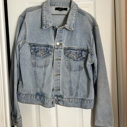 Large Denim Jacket Size Large