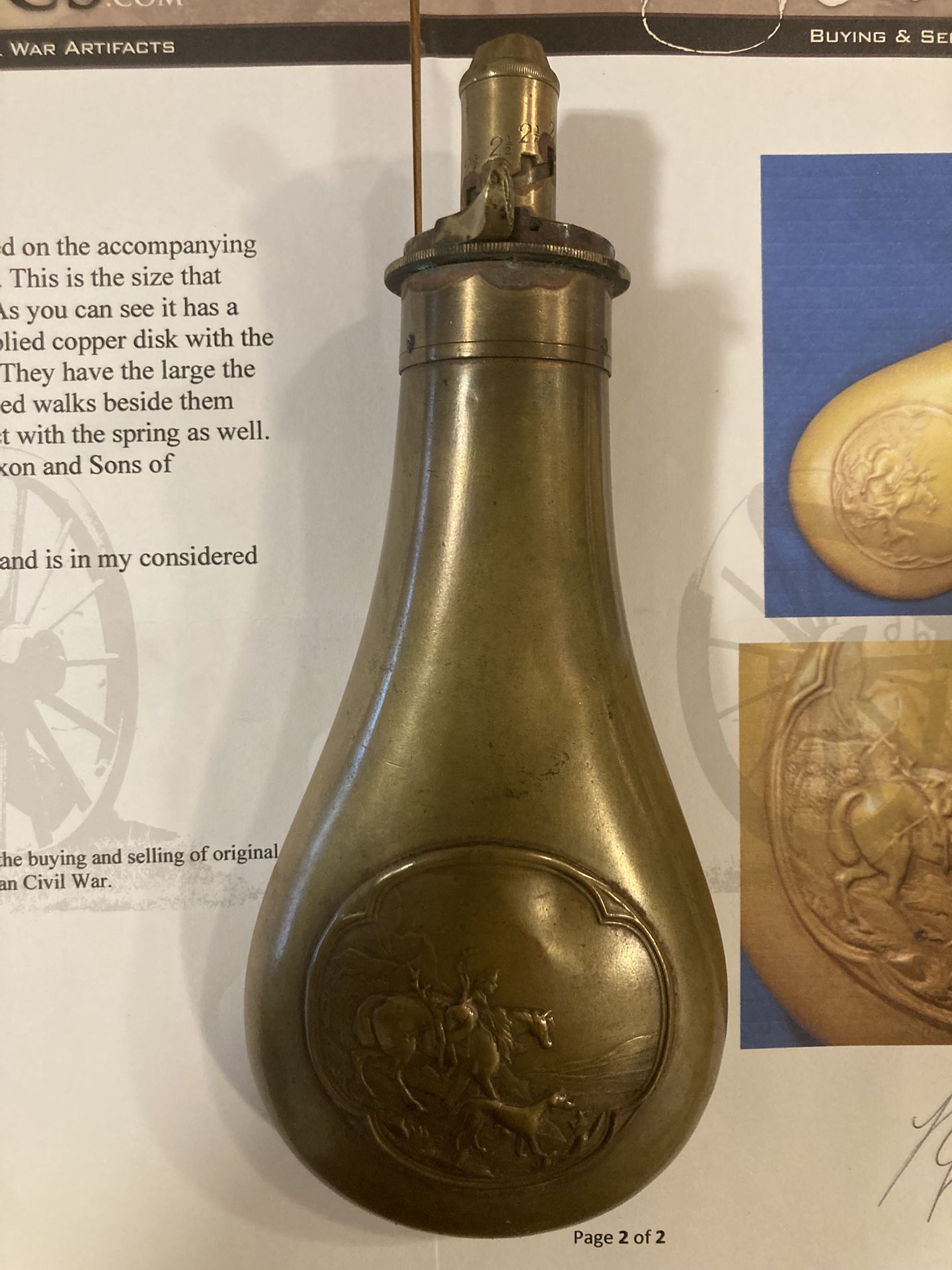 Civil War Flask