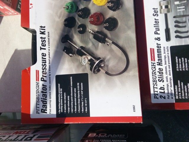 Pittsburgh Radiador Pressure Test Kit