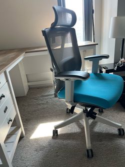 Autonomous ErgoChair Pro - Ergonomic Office Chair (Blue/White) - Great Condition!