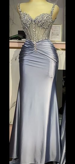 Prom Light Blue Dress