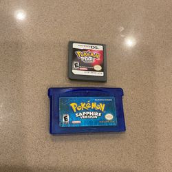 Pokemon Games Nintendo DS Gameboy 