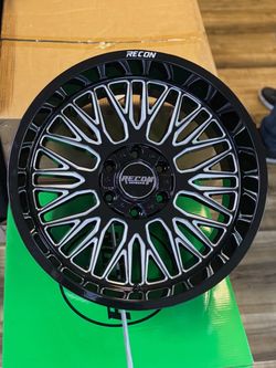 Recon Offroad Wheel Black Milled