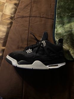Jordan 4 retro se black canvas