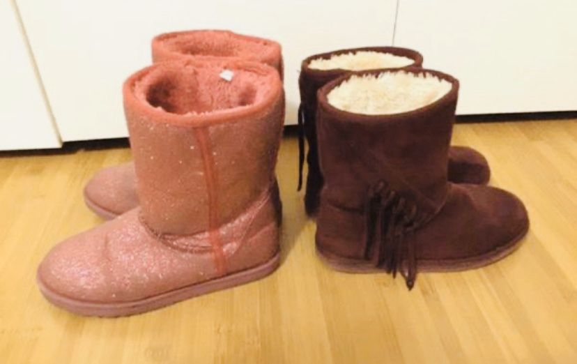 Girl’s Boots Size 2 & 3 / two pairs