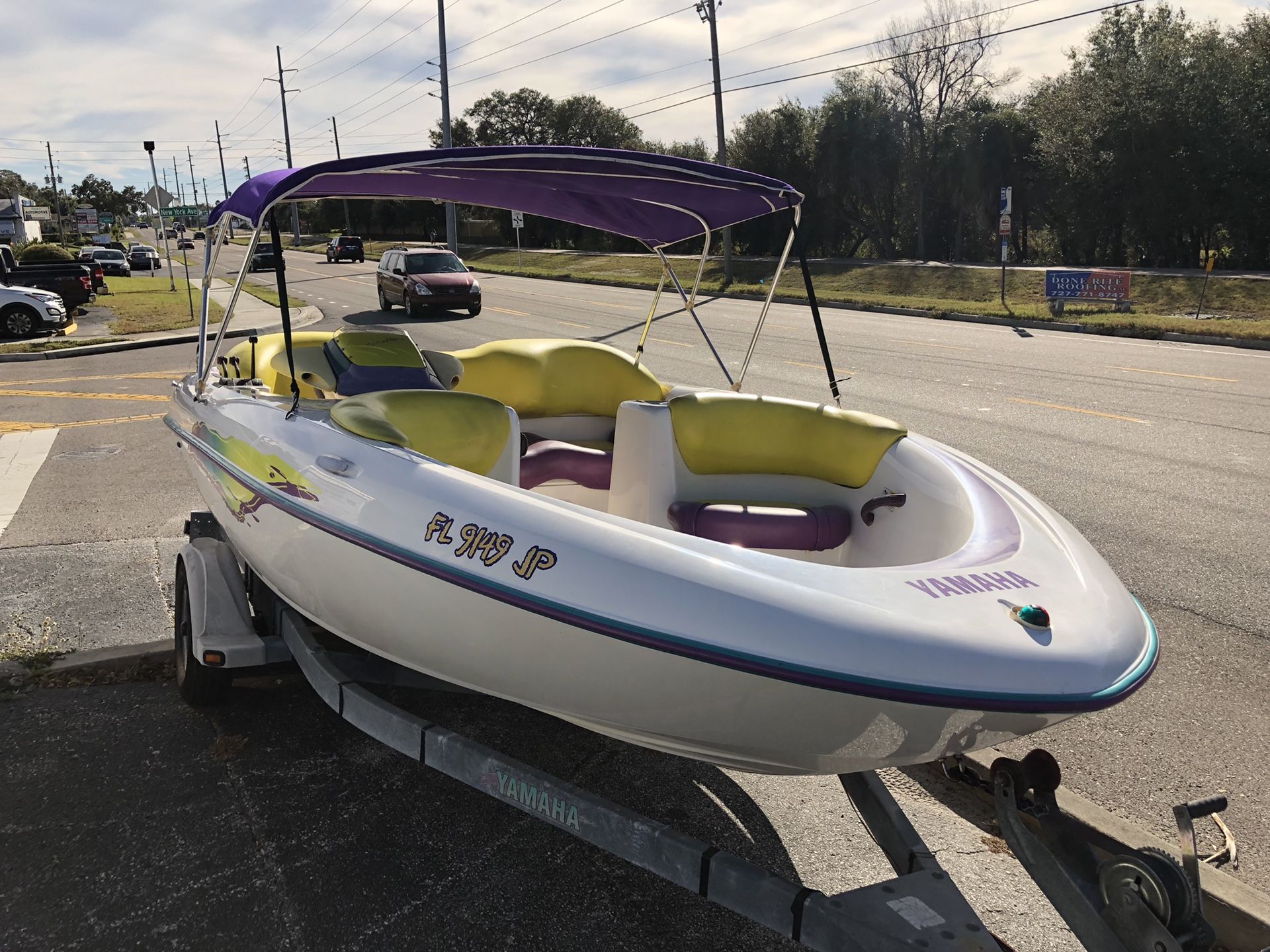 Yamaha exciter jet boat
