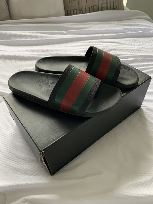 gucci slides flat bottom