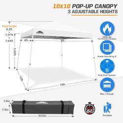 Eagle Peak Canopy Tent 10’ x 10’ - Brand New - In Box