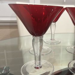 Christmas Martini Glasses