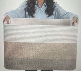 Woven storage basket 75L