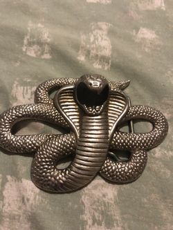 Cobra snake belt Buckle