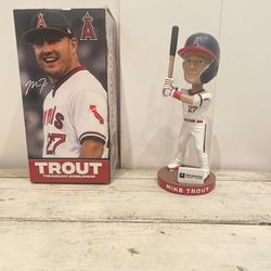 Mike Trout Throw Back Bobble Head