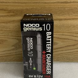 NOCO GENIUS10 6V/12V10A Smart Battery Charger and Maintainer