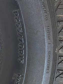 15” tires like new