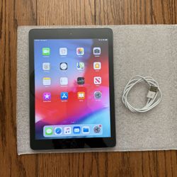 Apple iPad Air WiFi 16GB Gray/Fully Functional/Like New/With Charging Cable