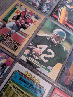 Lot of 17 all time greats NFL