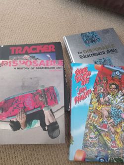 Skateboarding History and Art Books