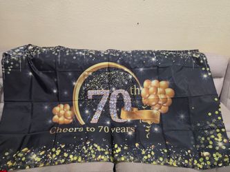 70th bday banner