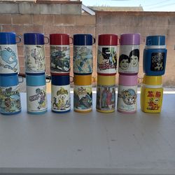 Vintage Thermos lot of 14 all different