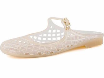 CUSHIONAIRE Java Casual Womens Jelly Flats