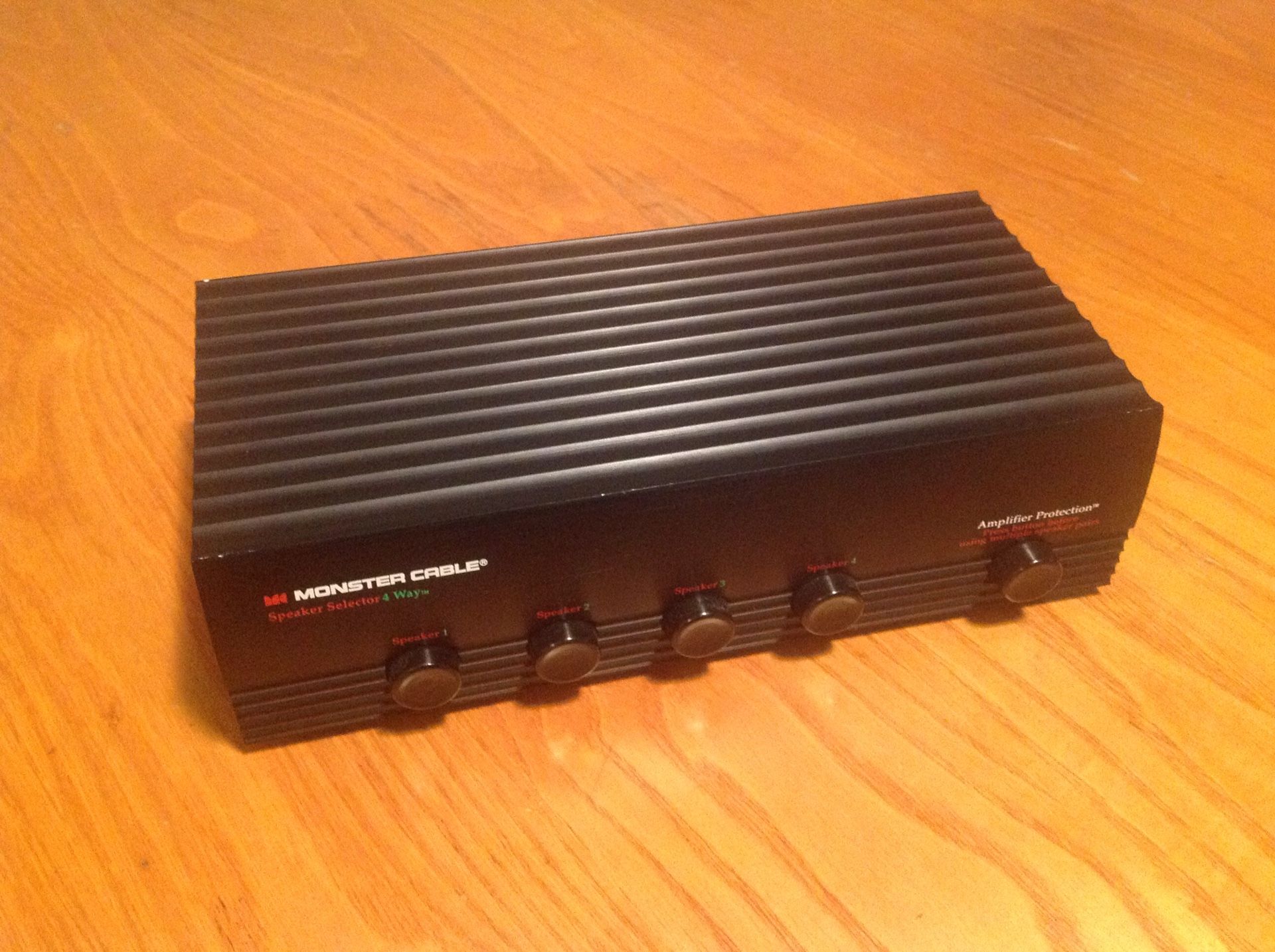 Monster Cable 4 way speaker selector