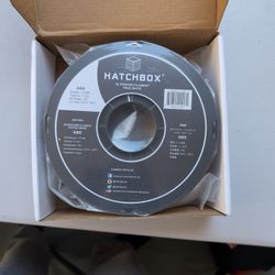 NEW - HATCHBOX ABS 3D Printer Filament, TRUE WHITE