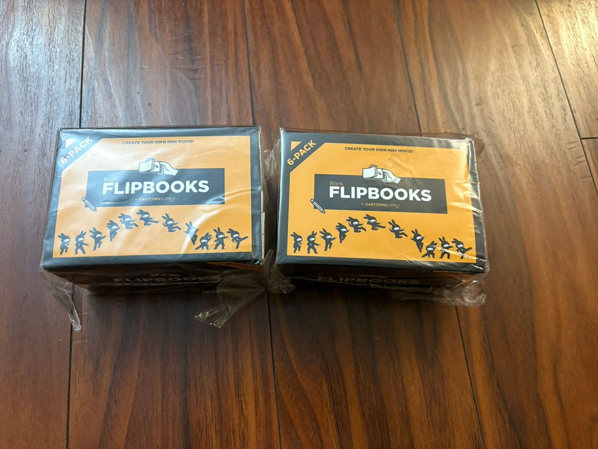New Flipbooks 2 Packs Of 6. Never Opened 4.5”x2.5” 120 Gm Paper 120 Pages