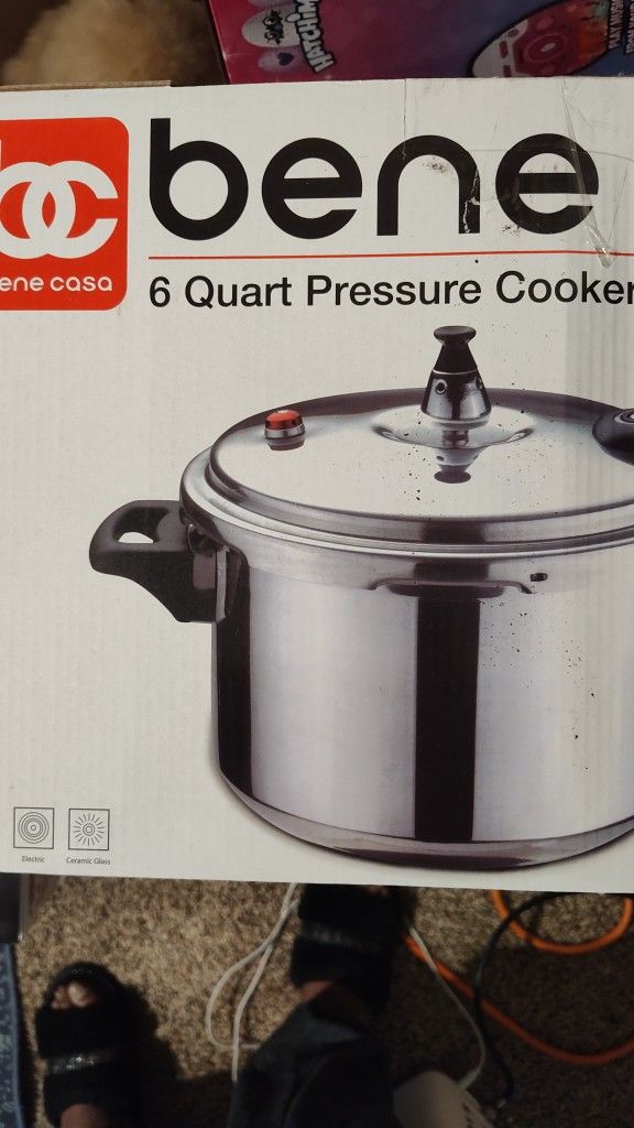 New 6 Qt Pressure Cooker