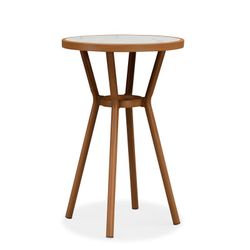Rock Slab Top Metal Frame Outdoor Bar Table