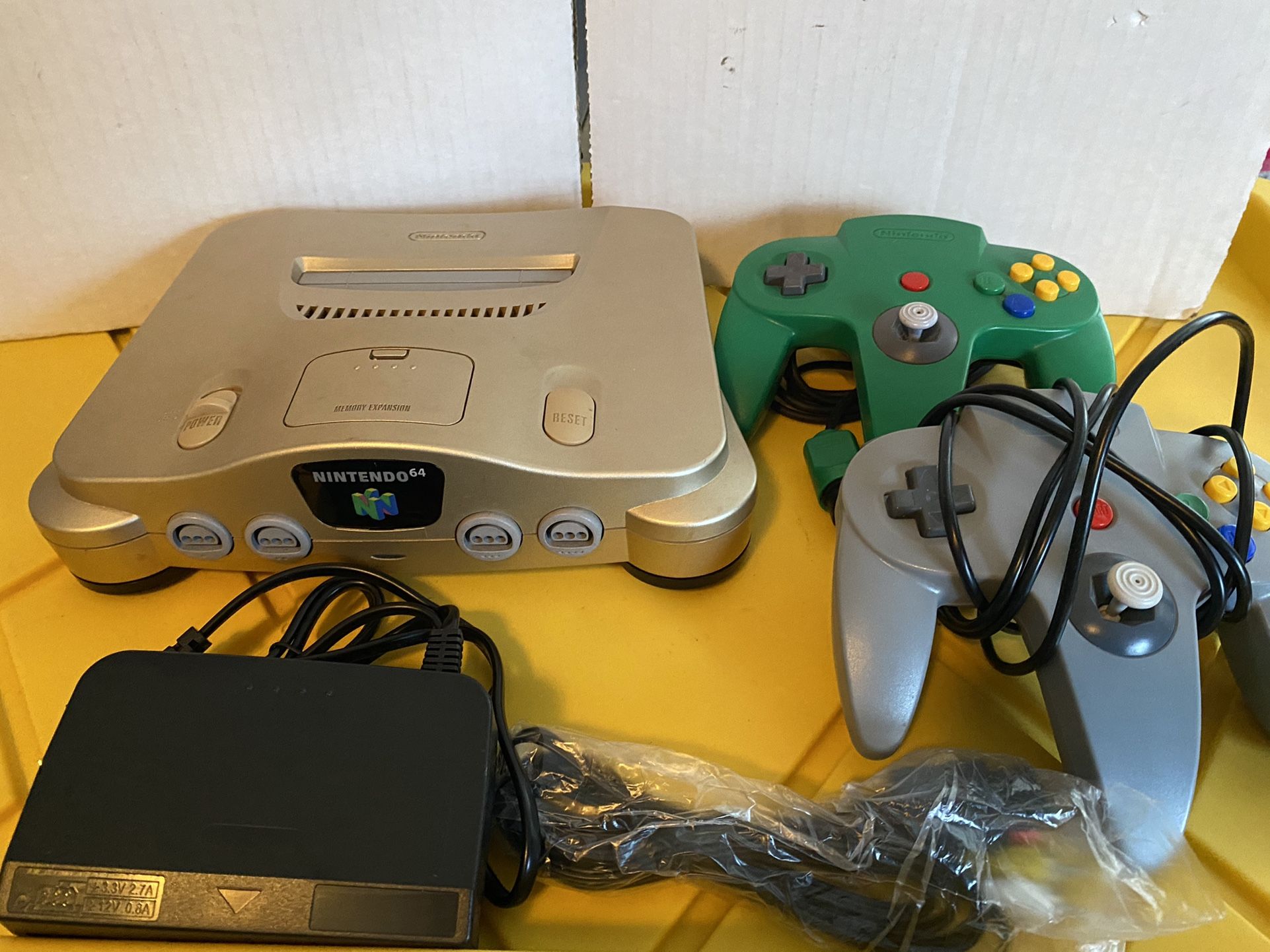 Nintendo 64 Gold Japanese Region Free Import System