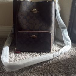 Coach Purse With Matching Wallet 