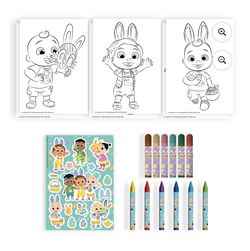 Cocomelon Activity Set - Bundle with Giant Cocomelon Play Pack for Kids with Coloring Book, Character, Stickers, and More | Cocomelon Coloring Books