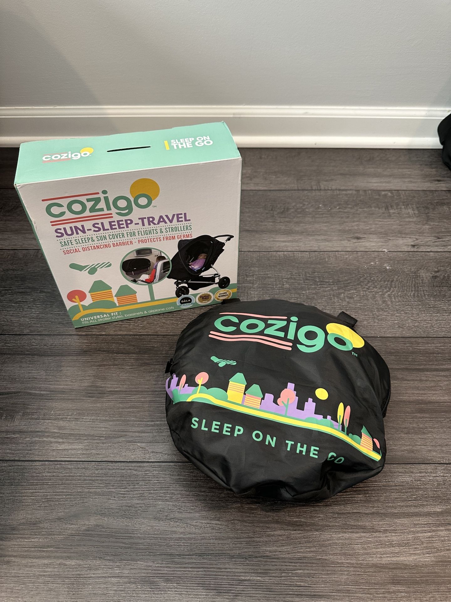 CoziGo - sleep & sun protection cover for all strollers & airline cots 