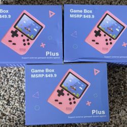 Game Box Plus  - 2 Blues , 1 Pink 