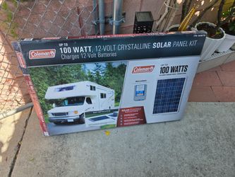Coleman 100W Watt Solar Panel 12V Volt Poly Off Grid Battery Charge RV BOAT