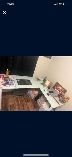 L-shaped Desk (White) $250 OBO