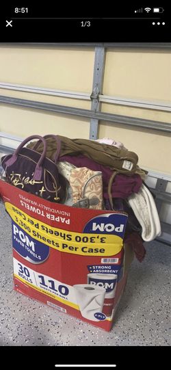 Big box of girls clothes