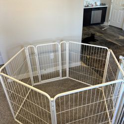 White Doggy Gates