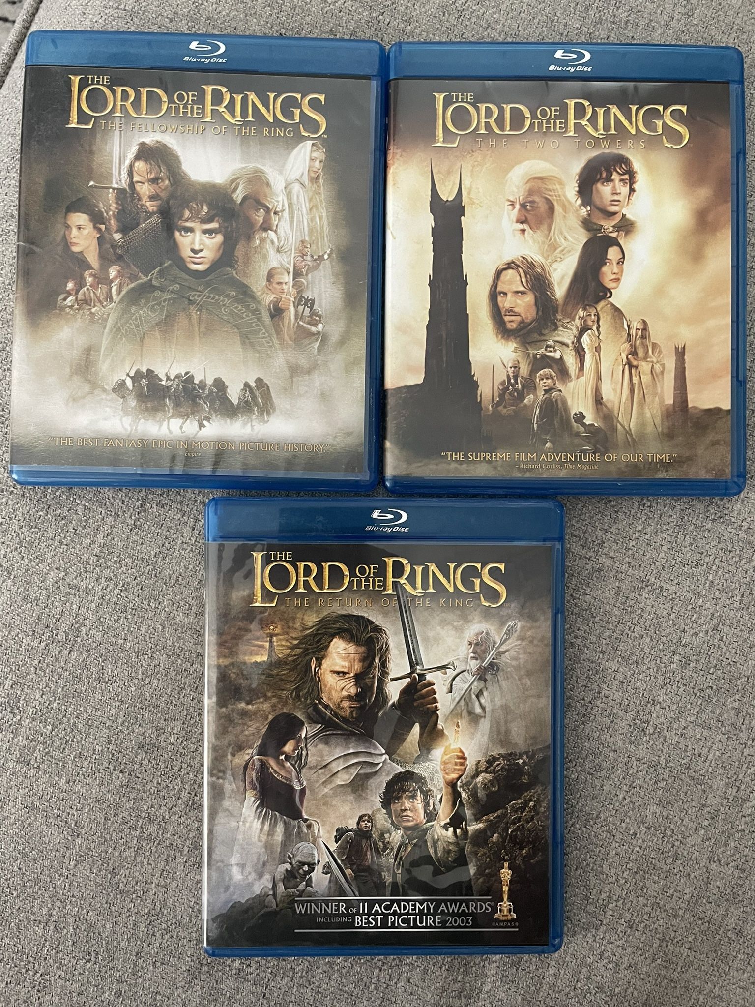 The Lord Of The Rings Trilogy Blu-Ray Set