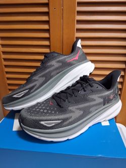 NEW Hoka Clifton 9 Black Outer Orbit Men's Running Shoe * Size: 15D