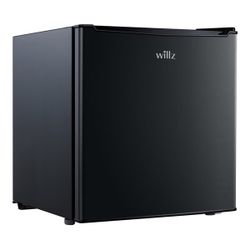 WILLZ Compact Black 1.7 Cu Refrigerator! Freezer