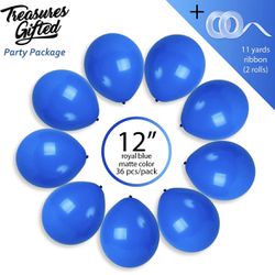 Royal Blue Balloons 