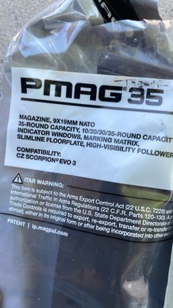 P mags for Cz scorpion evo 3 or older