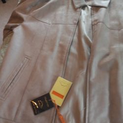 To Brand New Year Jacket Two Different Color Light Creamy And Medium Brown They're Very Stylish And Brand