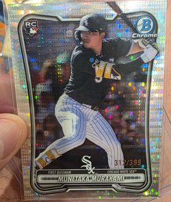 Topps 2026 Bowman Chrome Munetaka Murakami RC Rookie White Sox #76 312/399