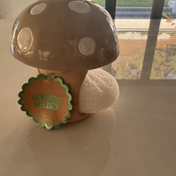 Mushroom Scrubby Holder