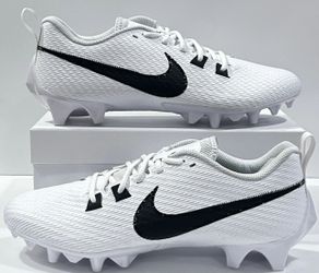 Brand New NIKE VAPOR EDGE 360 SPEED 2 TD CARBON FOOTBALL CLEATS WHITE WHITE BLACK Men Size 10, 14