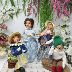 Vintage Byers’ Choice Figurines – Collector Pieces ✨ Handcrafted in the USA