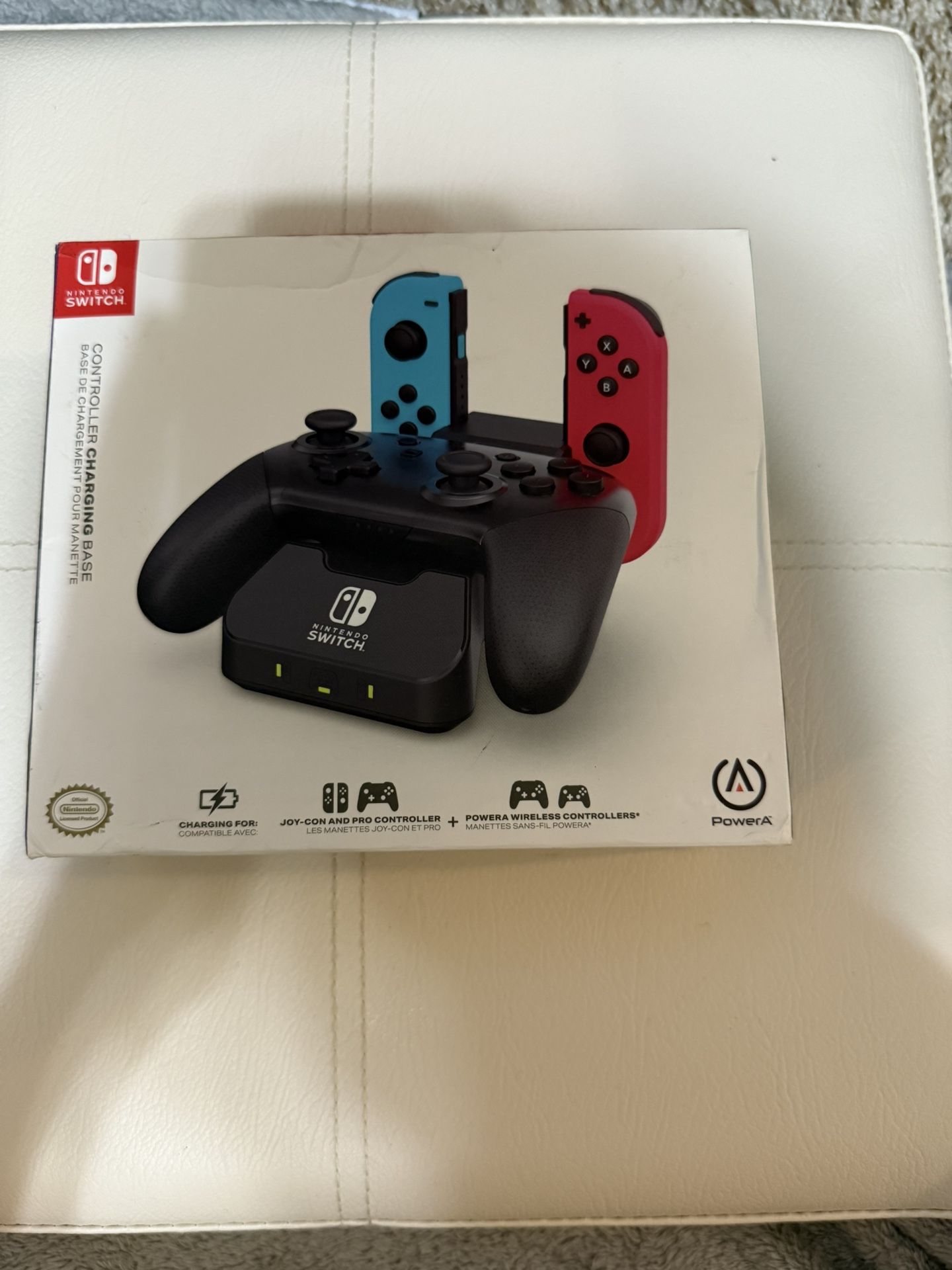 Nintendo Switch Controller Charging base Opened but unused